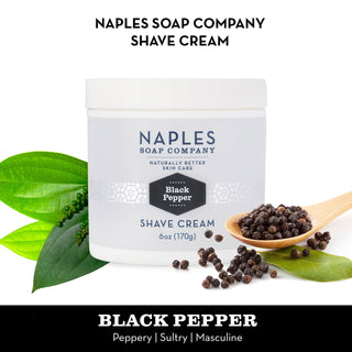 Black Pepper Shave Cream Scent