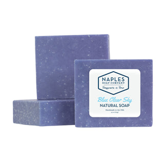 Blue Clear Sky Natural Soap Trio