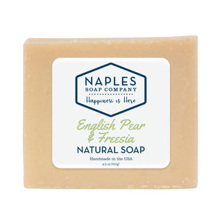 English Pear & Freesia Natural Soap