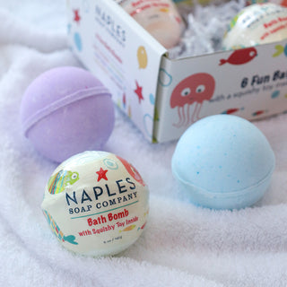 Fizz-N-Fun Kids Bath Bomb Set Closeup