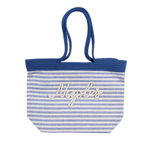 Naples Beach Rope Tote Blue