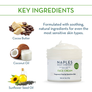 Unscented Face Cream Key Ingredients