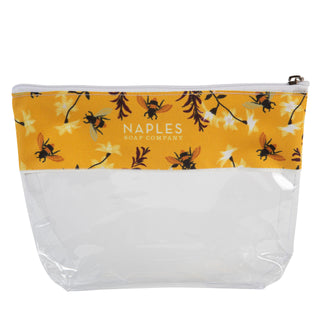 Honey Almond Clear Cosmetic Bag