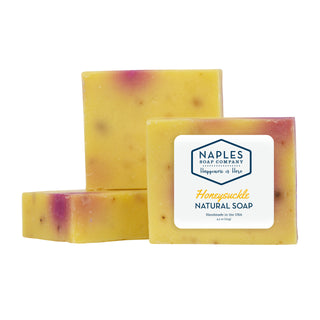 Honeysuckle Natural Soap 3-stack