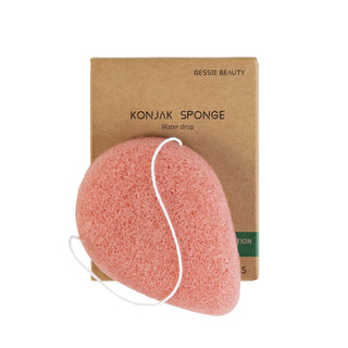 Pink Konjac Gentle Face Sponge