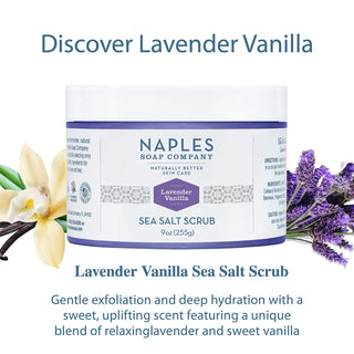 Lavender Vanilla Sea Salt Scrub Description