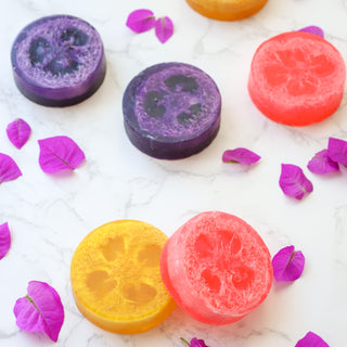 Passion Fruit, Wild Passion, Bergamot Grapefruit Loofah Soaps