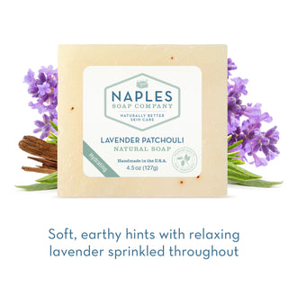 Lavender Patchouli Natural Soap Short Description