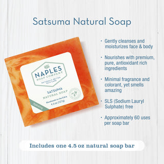 Satsuma Natural Soap Key Benefits