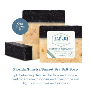 Florida Sunrise Sunset Sea Salt Soap Description