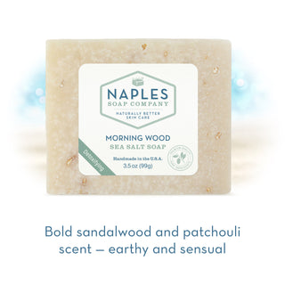 Morning Wood Sea Salt Soap Short Description