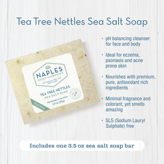 Tea Tree Nettles Sea Salt Soap Key Benefits