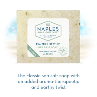 Tea Tree Nettles Sea Salt Soap Short Description