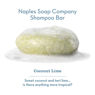 Coconut Lime Shampoo Bar Hero